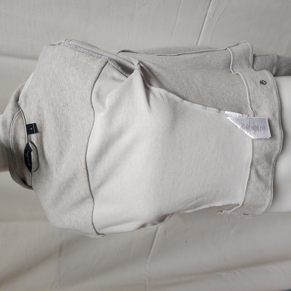 H By Halston Women's Gray Moto Zip-Up Jacket - Picture 11 of 13